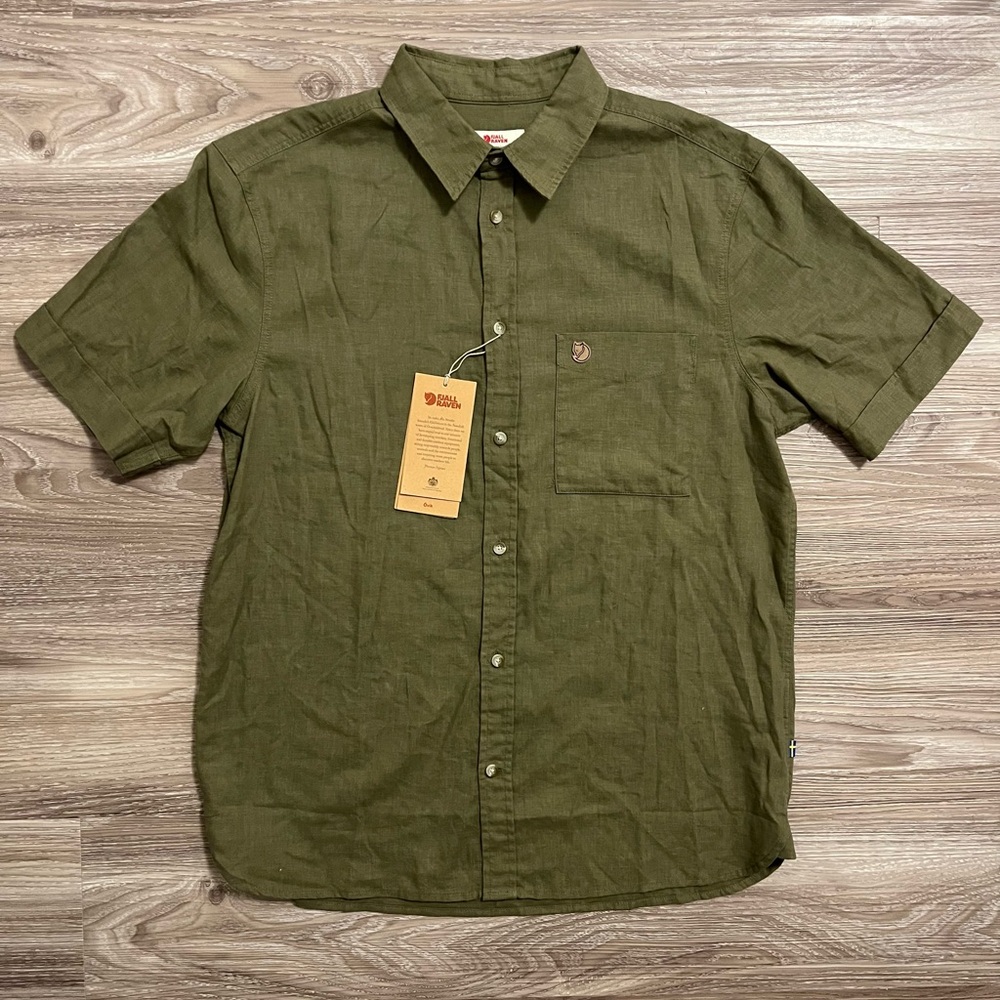 Men's Fjallraven Ovik Travel Short Sleeve Shirt